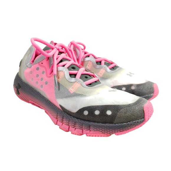 Under Armour Men's Size 8.5 HOVR Machina Mars Halo Gray Cerise - Picture 1 of 9